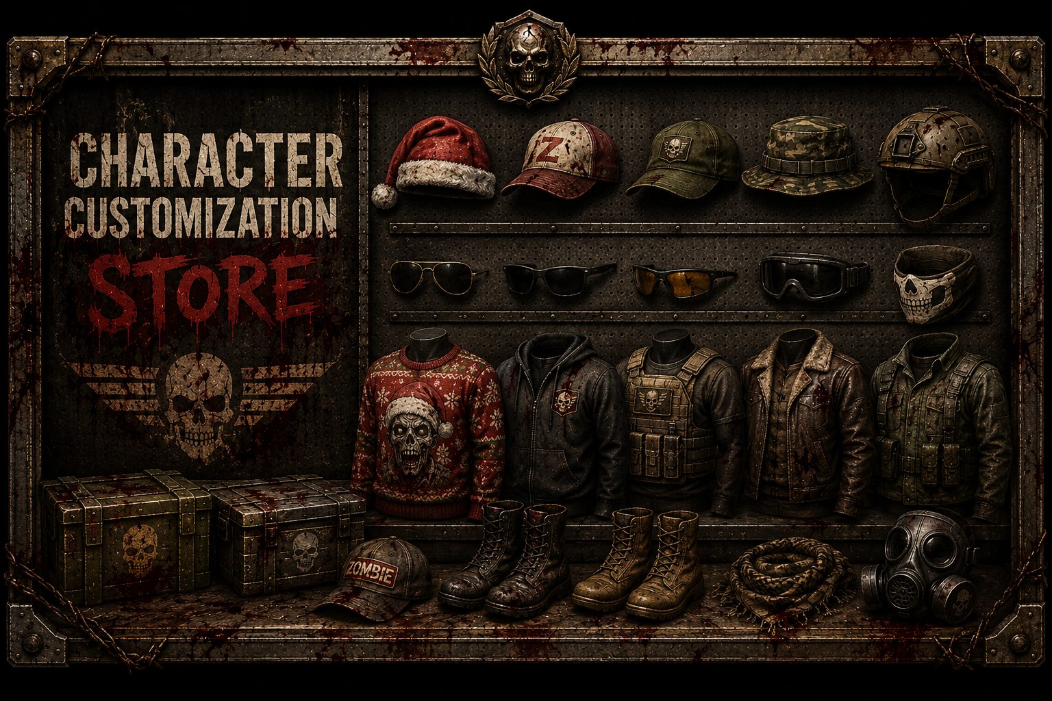 Zed Outbreak character customization collection